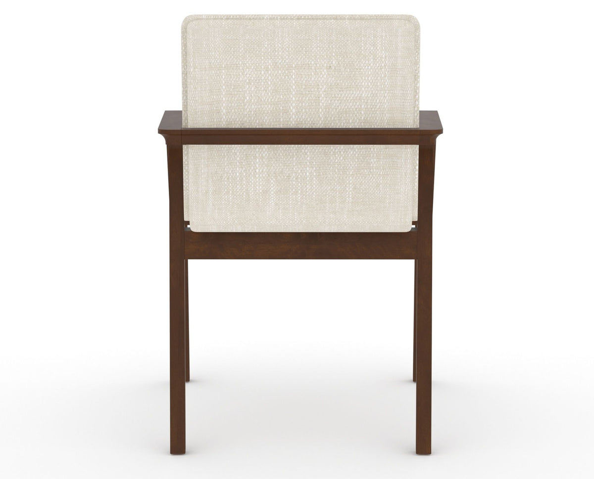 Canadel Downtown Tova Dining Chair in Cognac Washed, FT InsideOut®, back view
