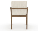 Canadel Downtown Tova Dining Chair in Pecan Washed, FT InsideOut®, back view