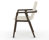 Canadel Downtown Tova Dining Chair in Hazelnut Washed, FT InsideOut®, side view