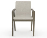 Canadel Downtown Tova Dining Chair in Shadow, TB Fabric, front view