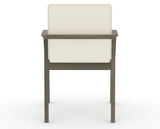 Canadel Downtown Tova Dining Chair in Shadow, YJ Faux Leather, back view