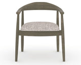 Canadel Downtown Hug Dining Chair in Shadow, FP Crypton®, front view