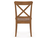 Canadel Gourmet X Back Dining Chair in Oak Washed, back view