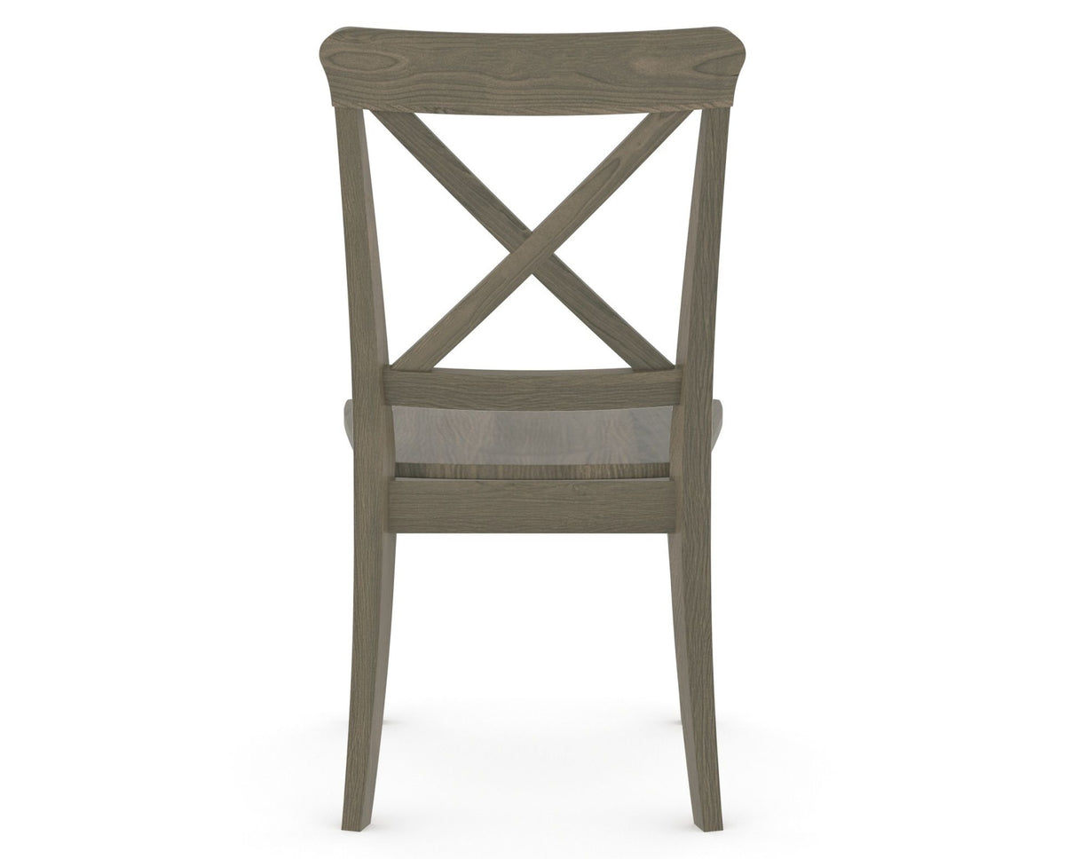 Canadel Gourmet X Back Dining Chair in Shadow, back view