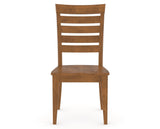 Canadel Gourmet Met Dining Chair in Oak Washed, front view