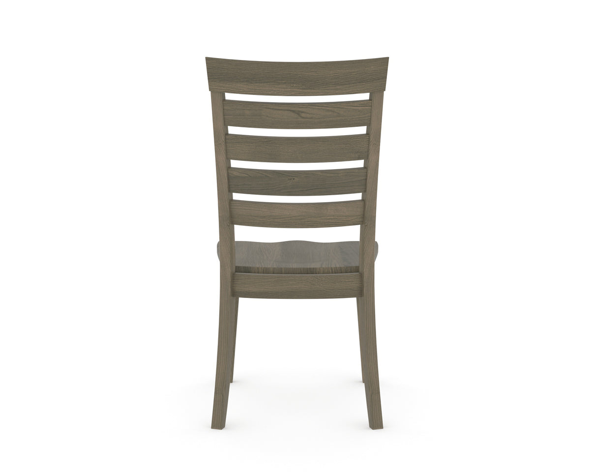 Canadel Gourmet Met Dining Chair in Shadow, back view