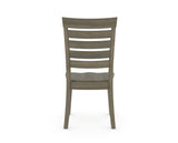 Canadel Gourmet Met Dining Chair in Shadow, back view