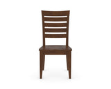 Canadel Gourmet Met Dining Chair in Cognac Washed, front view