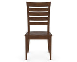 Canadel Gourmet Met Dining Chair in Cognac Washed, front view