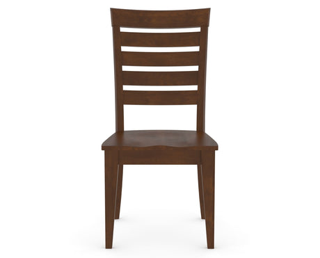 Canadel Gourmet Met Dining Chair in Cognac Washed, front view
