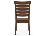Canadel Gourmet Met Dining Chair in Cognac Washed, back view