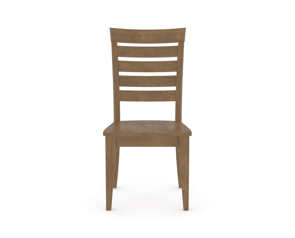 Canadel Gourmet Met Dining Chair in Pecan Washed, front view