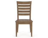 Canadel Gourmet Met Dining Chair in Pecan Washed, front view