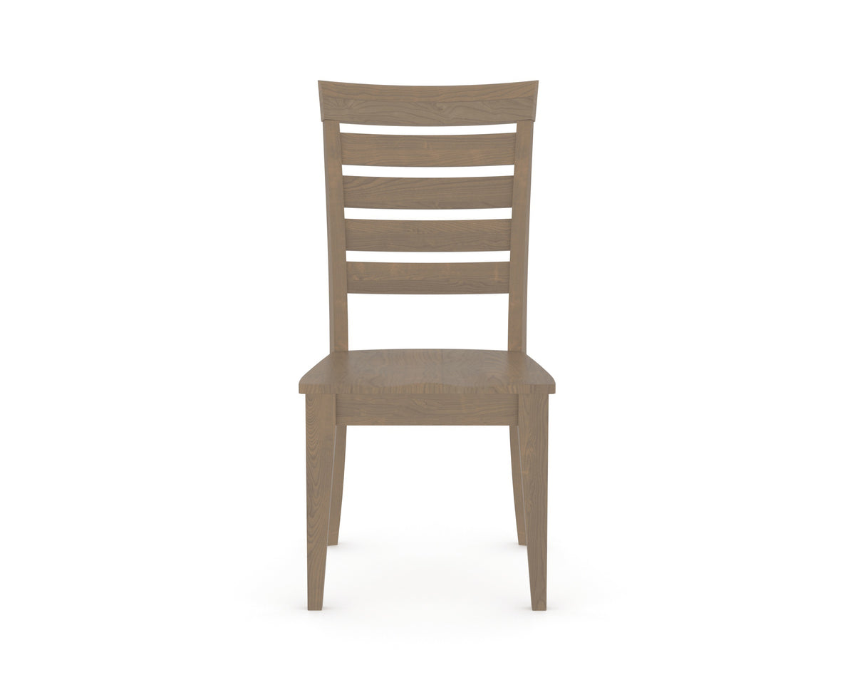 Canadel Gourmet Met Dining Chair in Weathered Grey, front view
