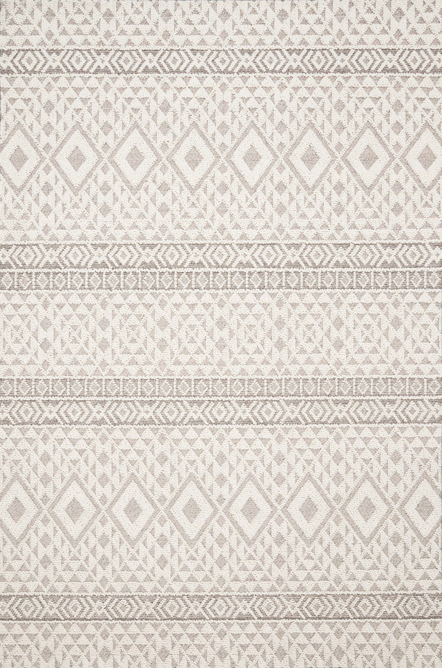 Cole Rug 04 | Silver / Ivory