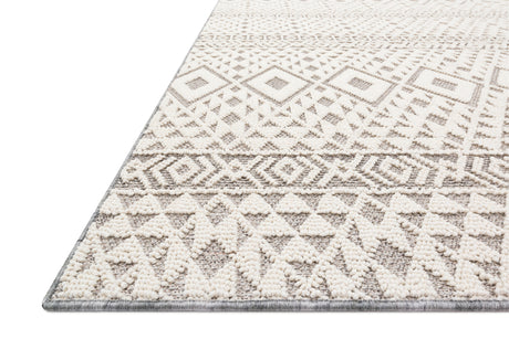 Cole Rug 04 | Silver / Ivory
