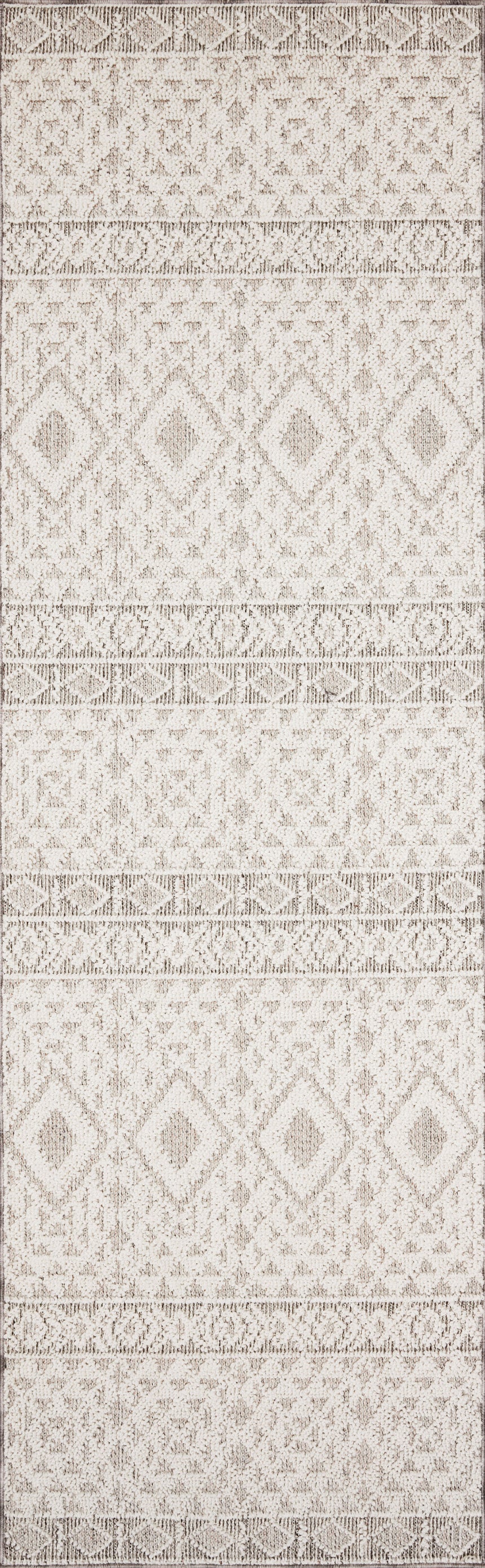 Cole Rug 04 | Silver / Ivory