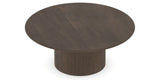 Canadel Accent Round Coffee Table 4242 C3 in 29 Hazelnut Washed, view from above