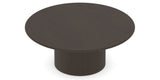 Canadel Accent Round Coffee Table 4242 C3 in 59 Davy's Grey, view from above