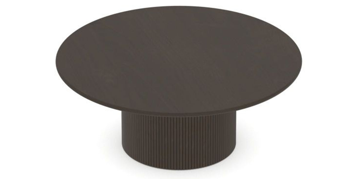 Canadel Accent Round Coffee Table 4242 C3 in 59 Davy's Grey, view from above