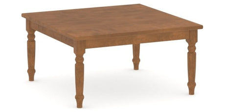 Canadel Accent Square Coffee Table 3636 AA in Oak Washed Birch with Matte Finish, three-quarter view