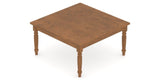 Canadel Accent Square Coffee Table 3636 AA in Oak Washed Birch with Matte Finish, view from above
