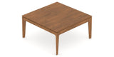 Canadel Accent Square Coffee Table 3636 DH in Oak Washed Birch with Matte Finish, view from above