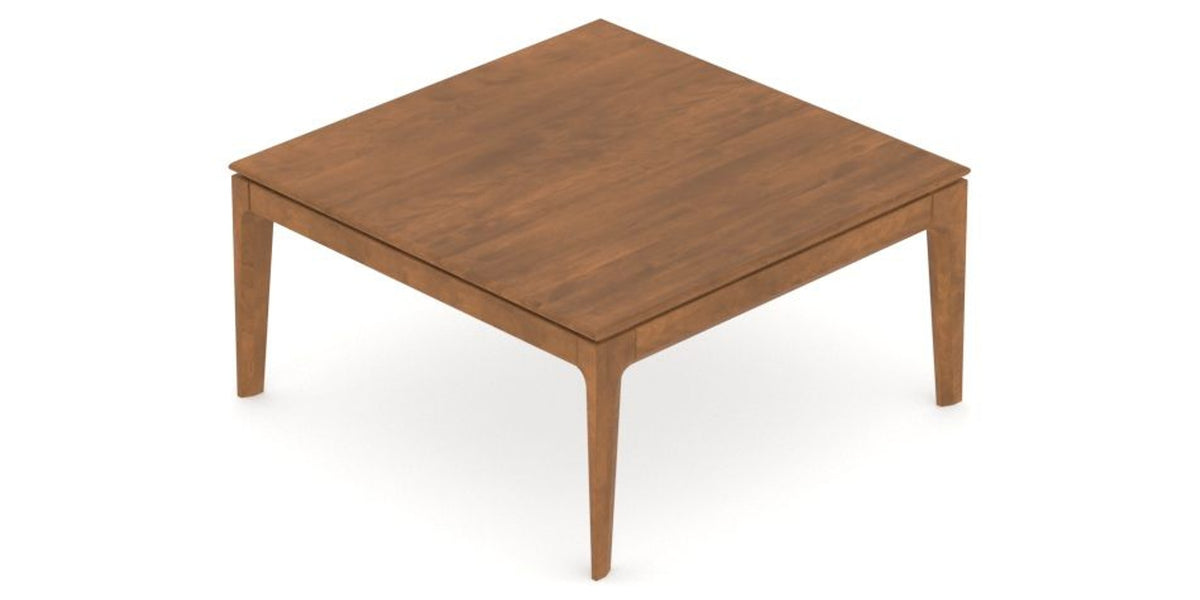 Canadel Accent Square Coffee Table 3636 DH in Oak Washed Birch with Matte Finish, view from above