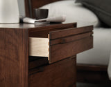 West Bros Camber Bedside Chest, hardware detail