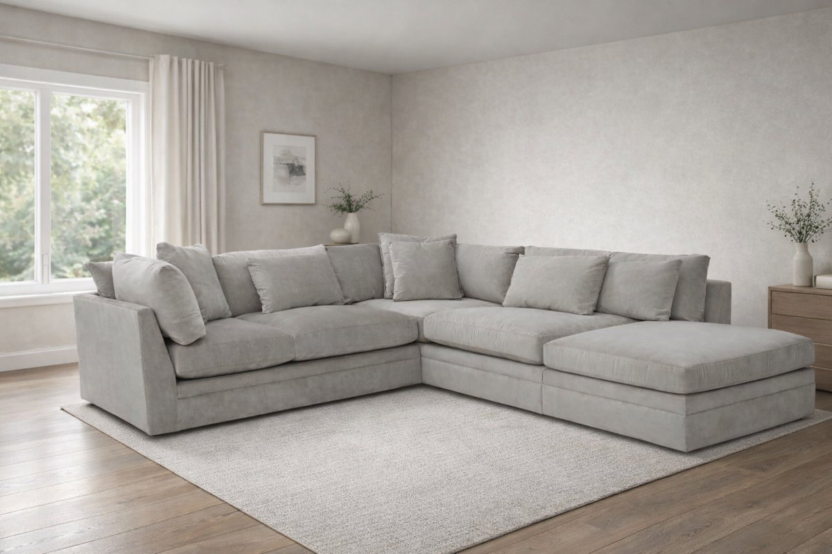 Big Easy | Right Open End Sectional w/Ottoman