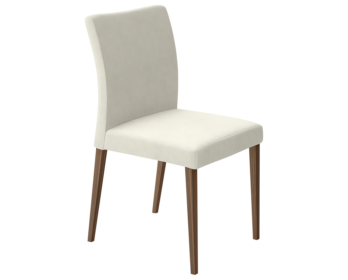 Smoked Walnut with Tarantino Fabric | Mobican Cindi Dining Chair | Valley Ridge Furniture