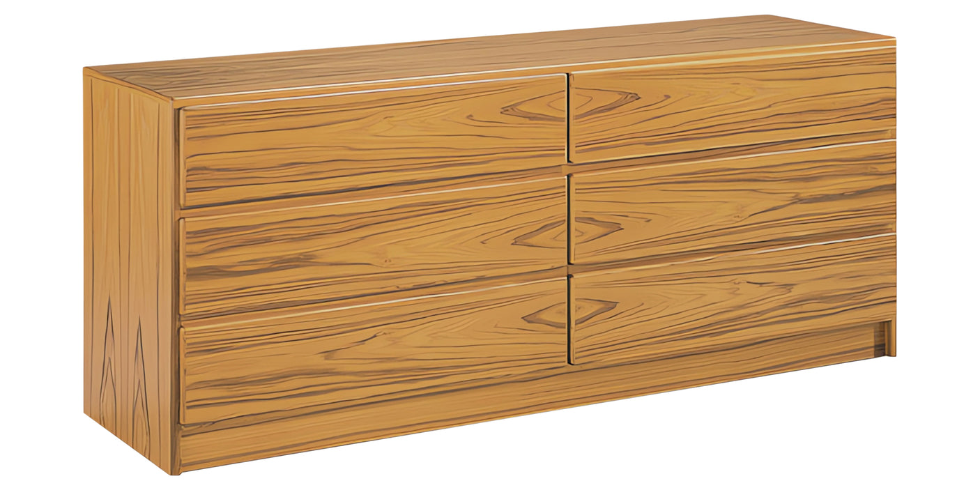 Natural Teak | Mobican Classica Double Dresser | Valley Ridge Furniture