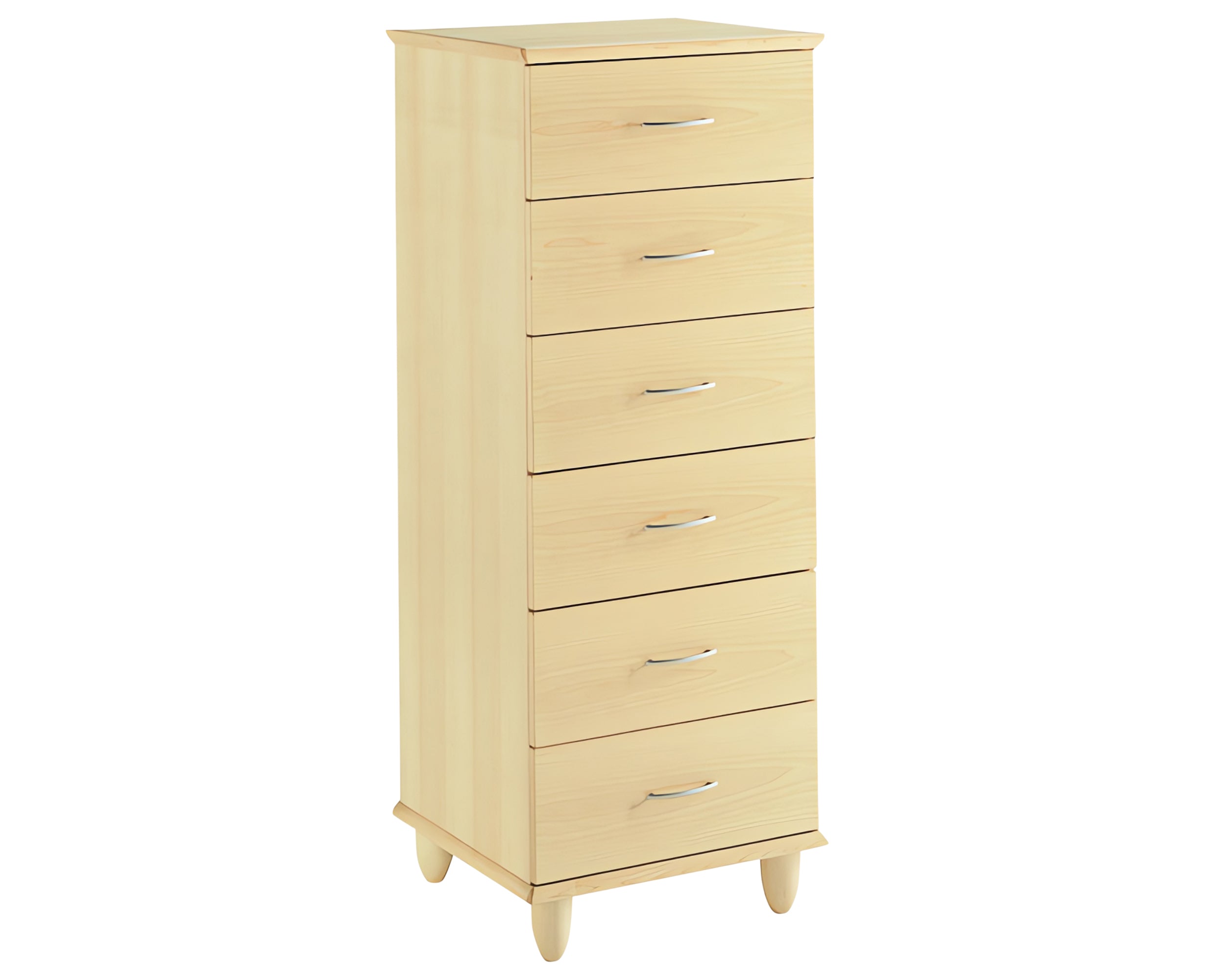 Matte White Oak | Mobican Contempora Narrow Chest | Valley Ridge Furniture