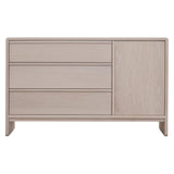 West Bros Corsa Door Dresser in 45 Weathered Wood, on white