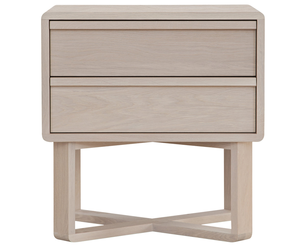 West Bros Corsa Night Table in 45 Weathered Wood