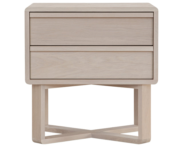 West Bros Corsa Night Table in 45 Weathered Wood