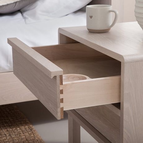 West Bros Corsa Night Table, hardware detail
