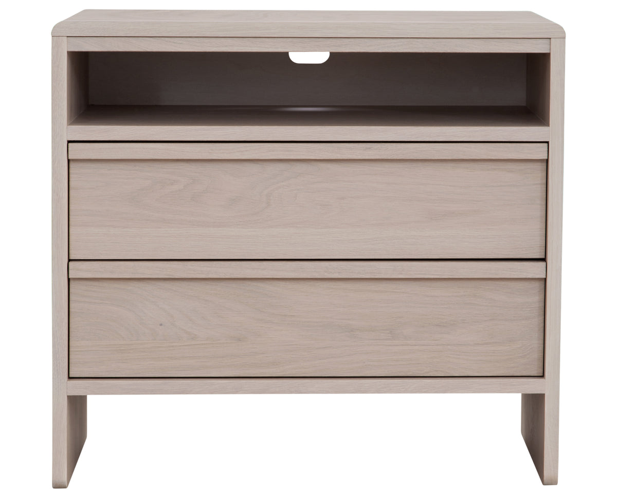West Bros Corsa Bedside Chest in 45 Weathered Wood