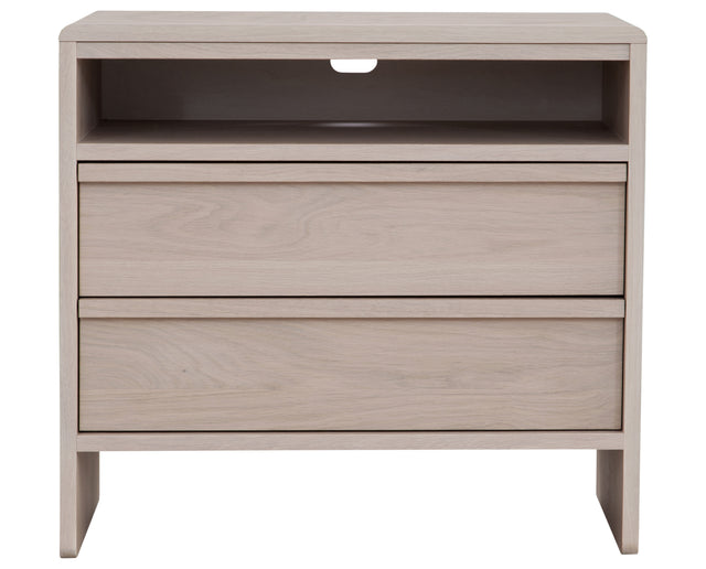 West Bros Corsa Bedside Chest in 45 Weathered Wood
