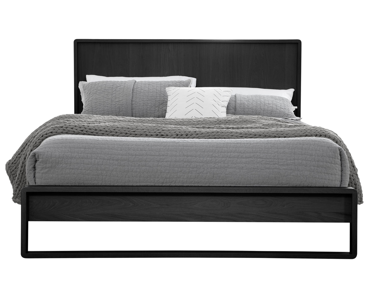 West Bros Corsa Panel Bed in 46 Noir