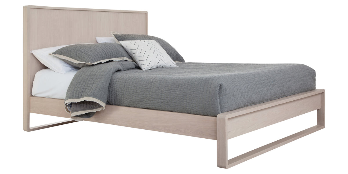 West Bros Corsa Panel Bed in 45 Weathered Wood