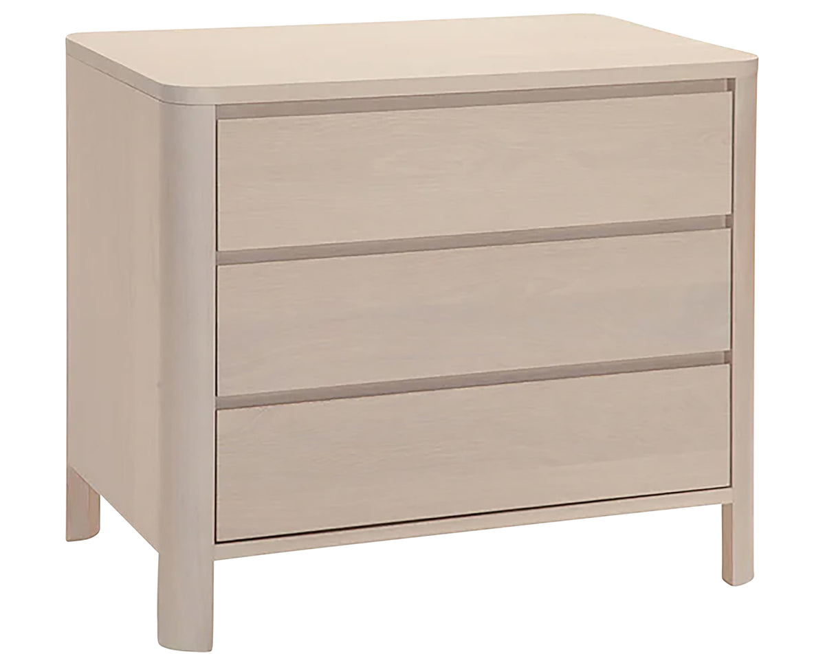West Bros Curva Bedside Chest in 45 Weathered Wood