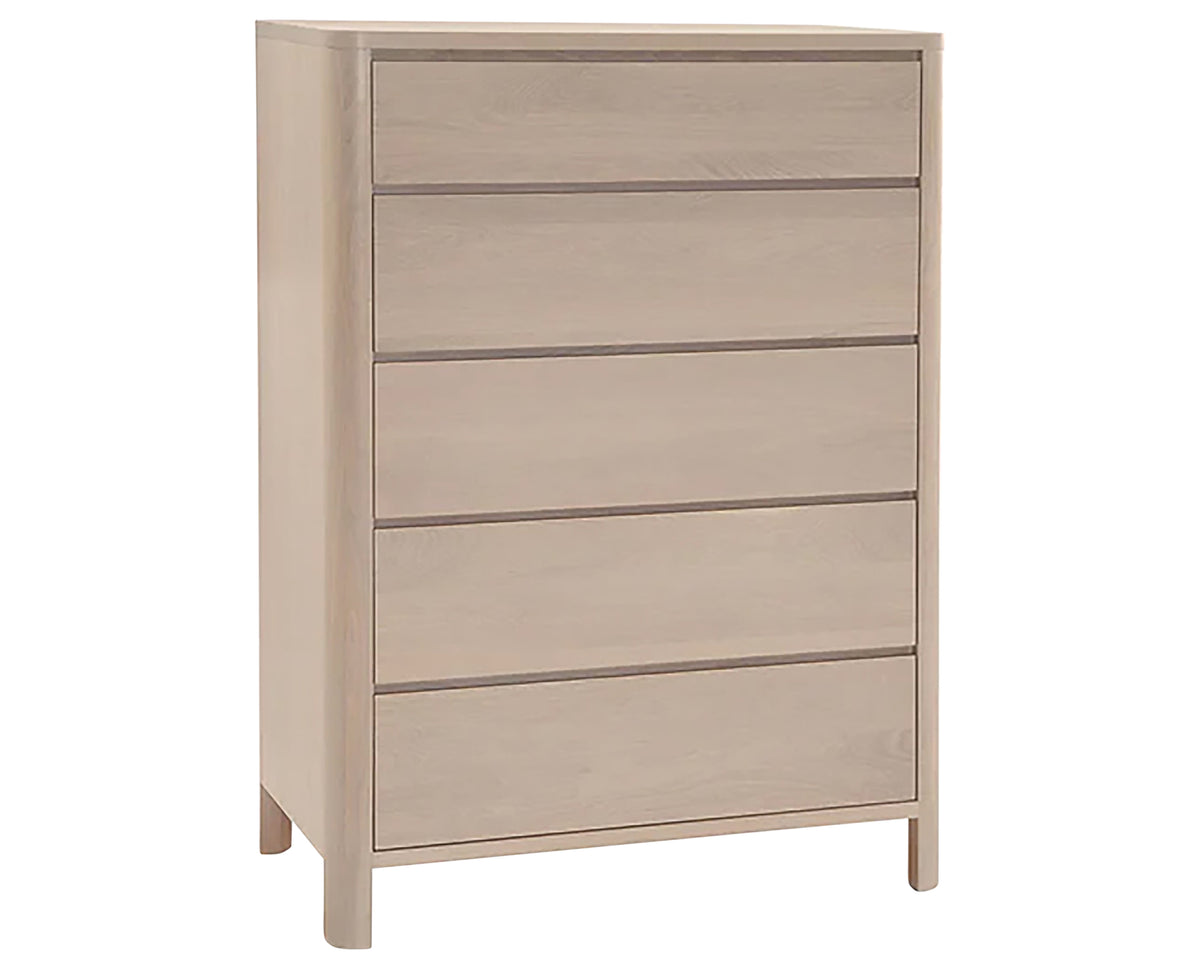 West Bros Curva Chest of Drawers in 45 Weathered Wood