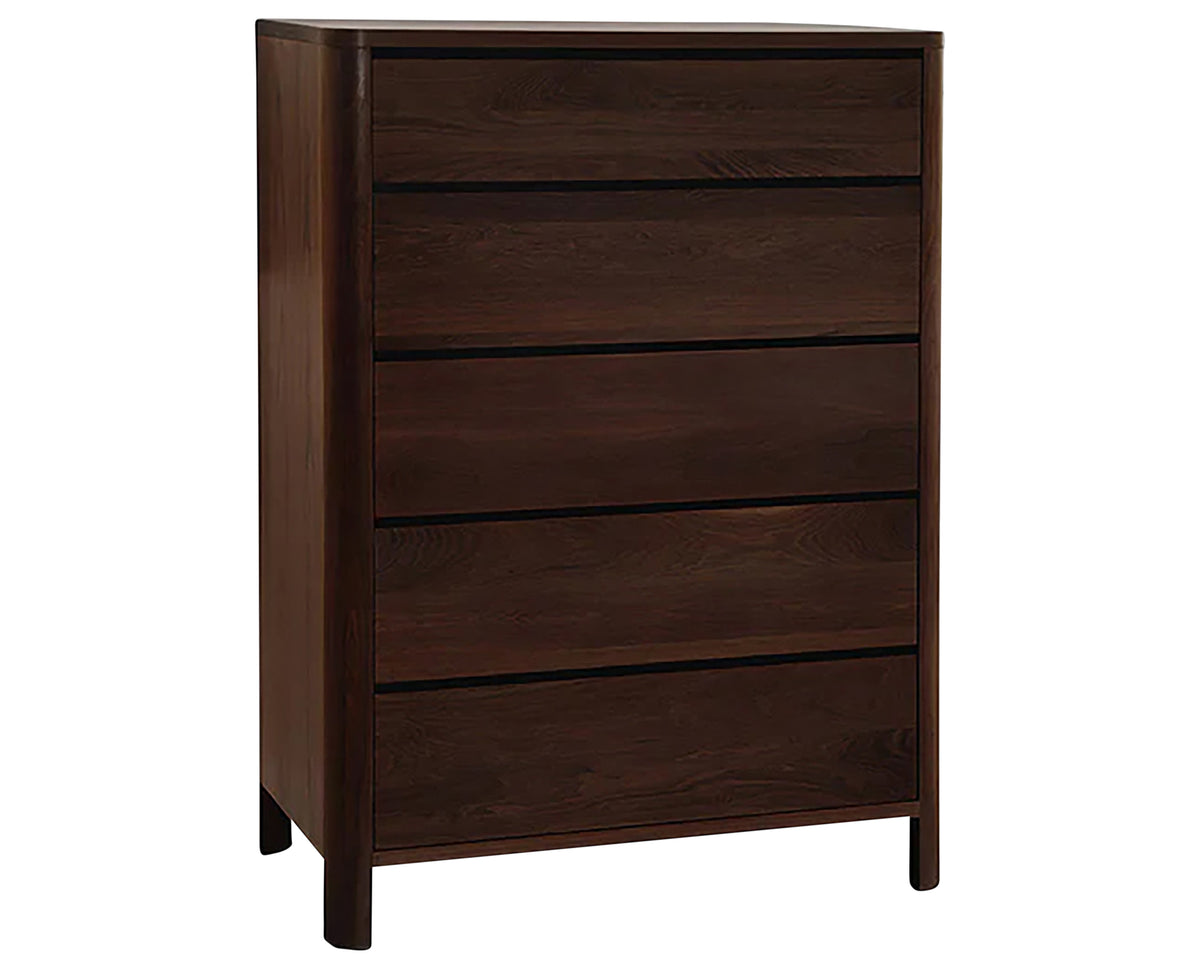 West Bros Curva Chest of Drawers in 22 Mocha