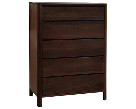 West Bros Curva Chest of Drawers in 22 Mocha