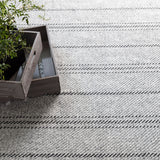 Melange Stripe Handwoven Indoor/Outdoor Rug