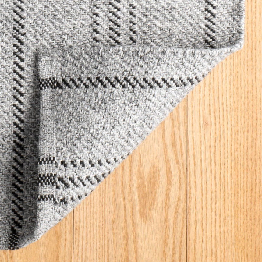 Melange Stripe Handwoven Indoor/Outdoor Rug