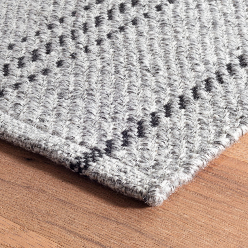 Melange Stripe Handwoven Indoor/Outdoor Rug