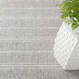 Melange Stripe Handwoven Indoor/Outdoor Rug