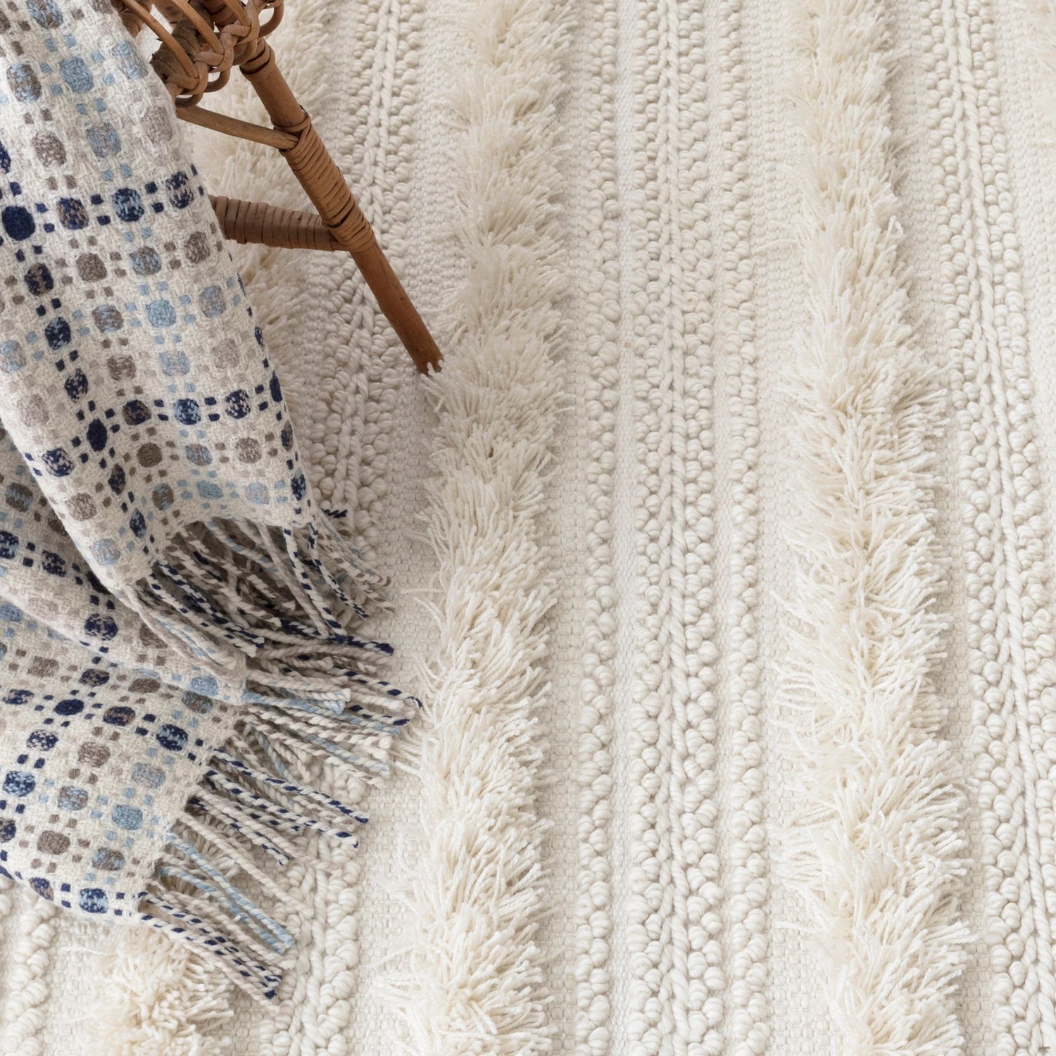 Zhara Stripe Handwoven Performance Rug